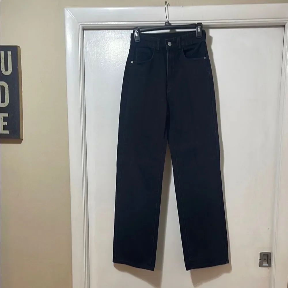 Shein high-rise, baggy, straight jeans size extra small